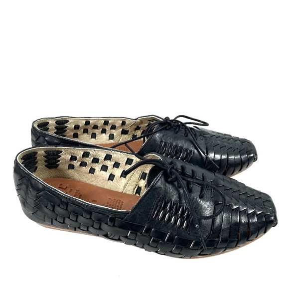 Will Leather Goods Black Woven Women's Shoes - Picture 2 of 10